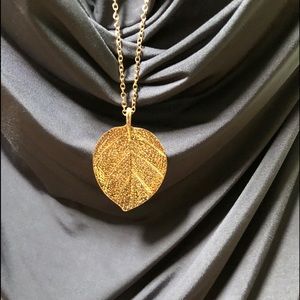 Gold Leaf Pendant